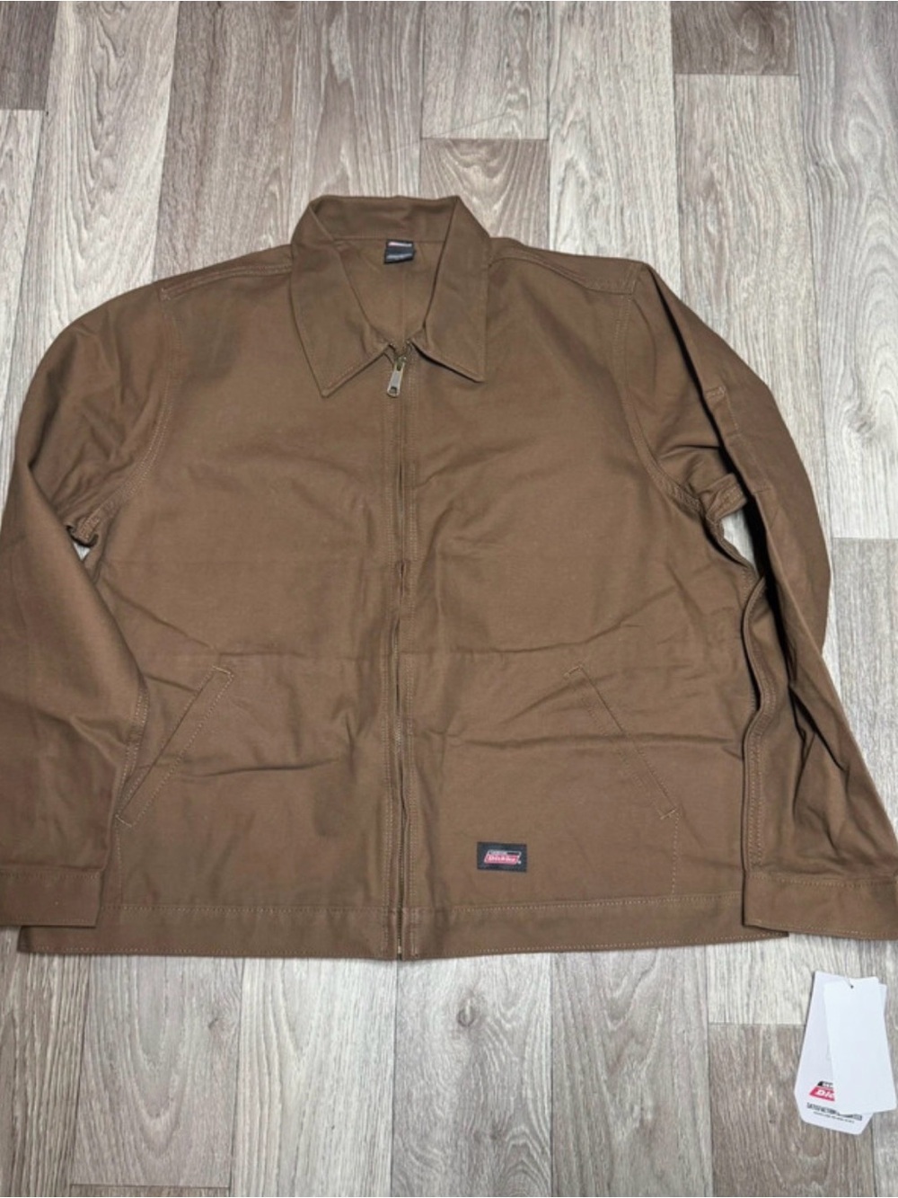 Dickies Woman's Unlined Mechanic CanvasWorkwear Jacket Zip Up XL
